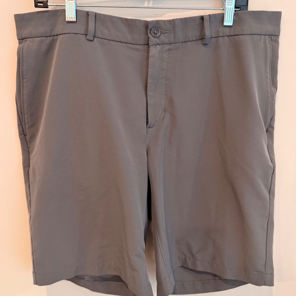 Nike Golf Mens Dri-FIT Standard Fit Shorts Grey Size 38 Performance Athletic